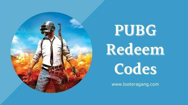 PUBG Redeem Codes 2021