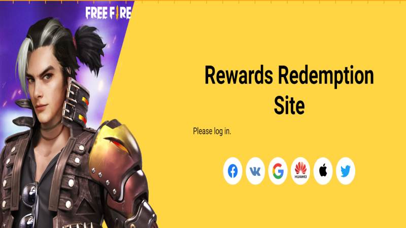 Free Fire reward Site
