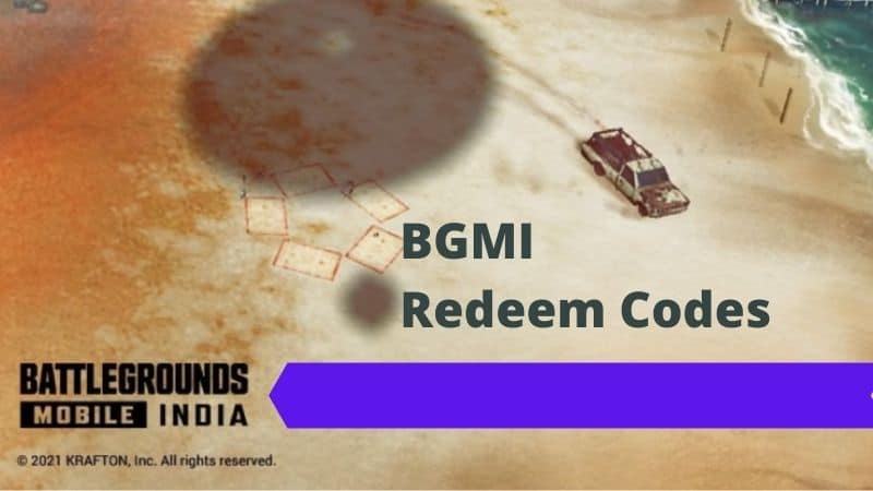 BGMI Redeem Codes