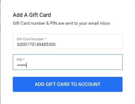 Redeem Flipkart gift Card