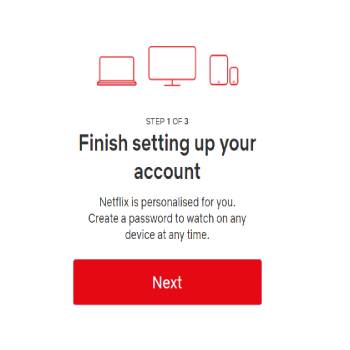 Netflix Account set up