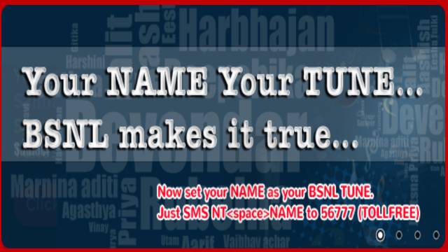 BSNL Name Tune Number