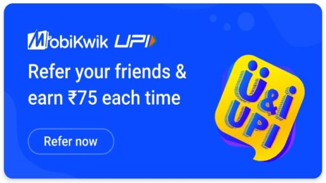 Mobikwik up to ₹75